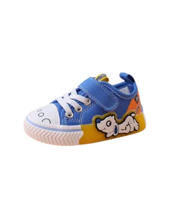 Pantofi Sport  Model Catel, Textil, Baieti, Velcro/ Siret, Multicolor