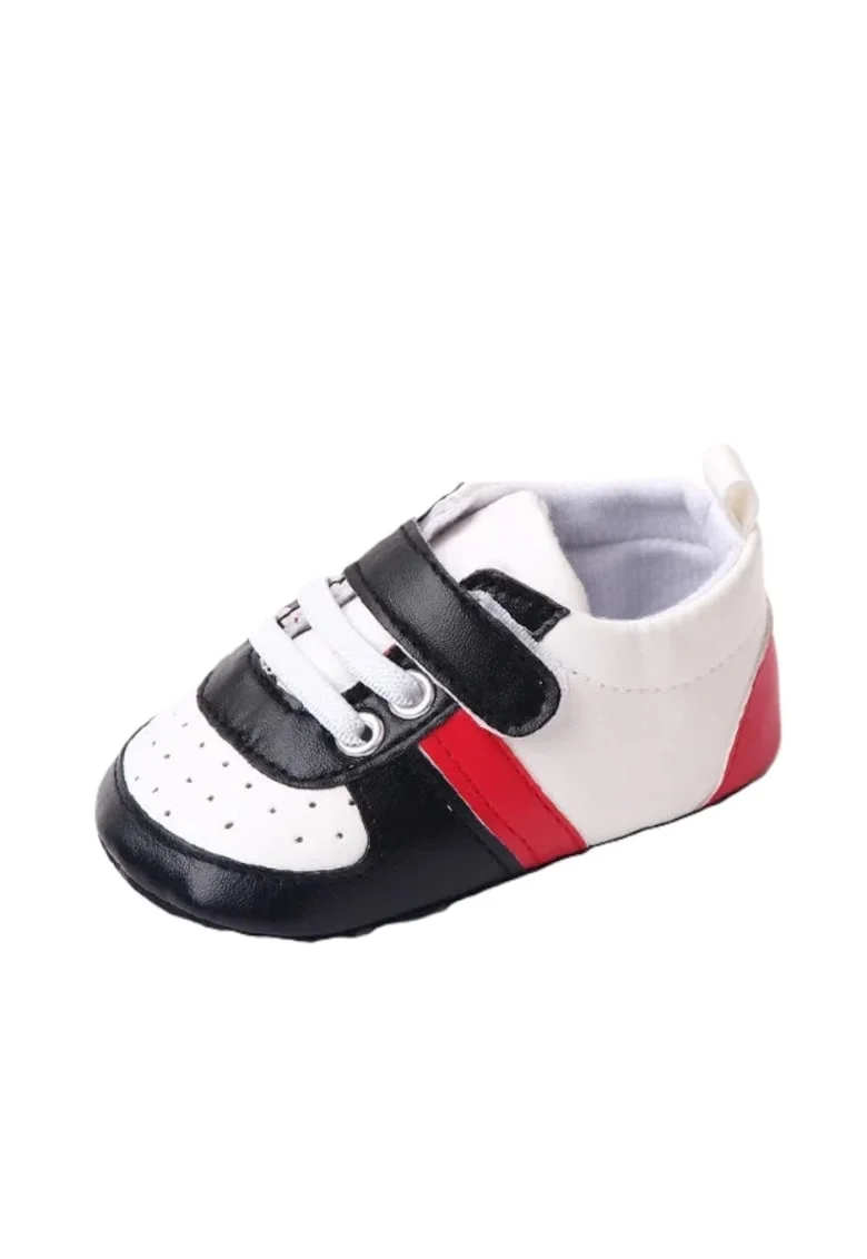 Pantofi Sport  Model Kyle, Piele ecologica, Baieti, Siret, Velcro, Multicolor