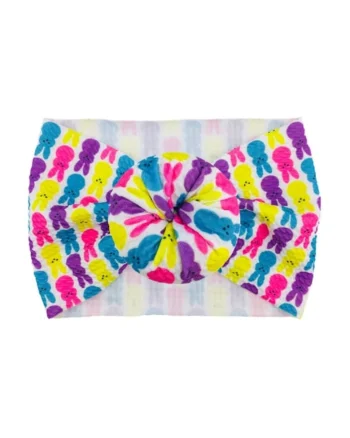 Bentita lata  Model 15 AL 18566 cu imprimeu, Fete, Textil, 6-12 luni, Multicolor