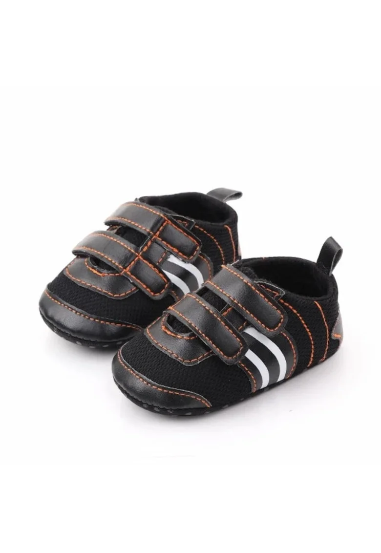 Pantofi Sport  Cu Barete, Casual, Piele ecologica, Textil, Baieti, Maro, Maro