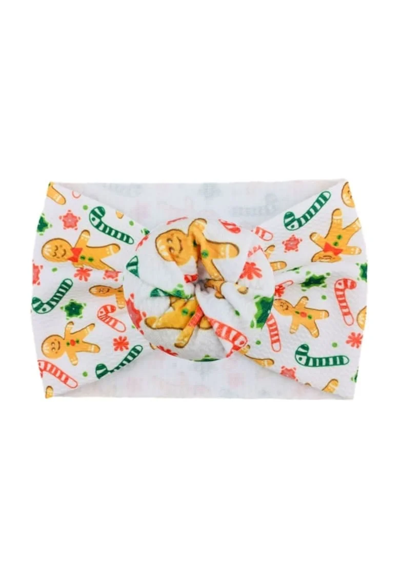 Bentita lata  Model 23 AL 18566 cu imprimeu, Fete, Textil, 6-12 luni, Multicolor