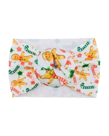Bentita lata  Model 23 AL 18566 cu imprimeu, Fete, Textil, 6-12 luni, Multicolor