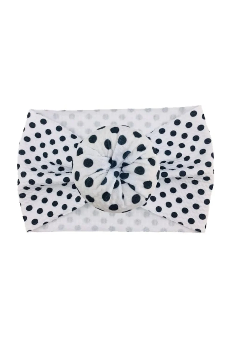 Bentita lata  Model 20 AL 18566 cu imprimeu, Fete, Textil, 6-12 luni, Multicolor