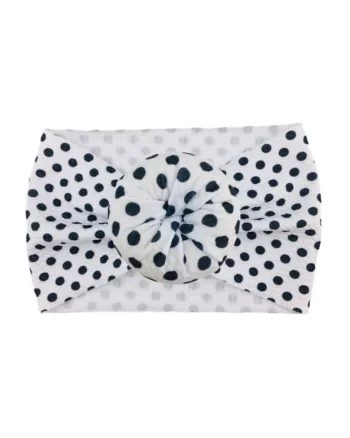 Bentita lata  Model 20 AL 18566 cu imprimeu, Fete, Textil, 6-12 luni, Multicolor