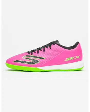 Pantofi pentru fotbal Skx 2 Club, Roz neon/Verde electric