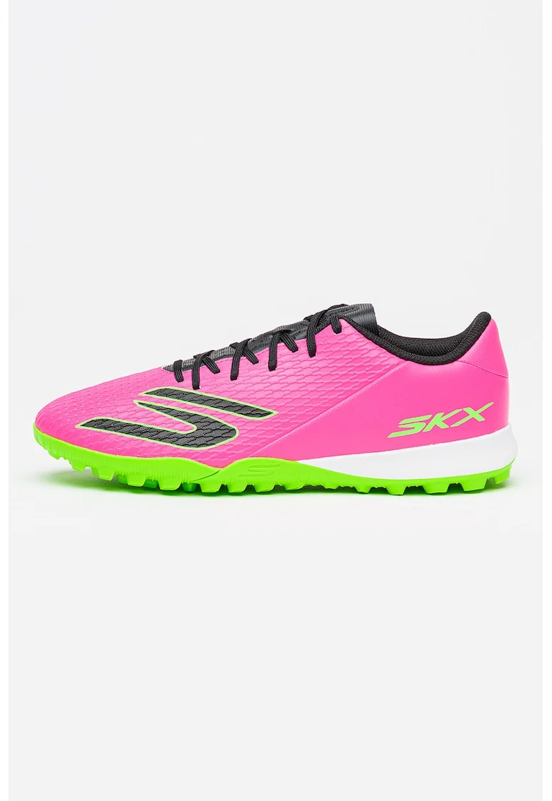 Pantofi low-cut Skx 2 Club pentru fotbal, Roz neon/Verde electric