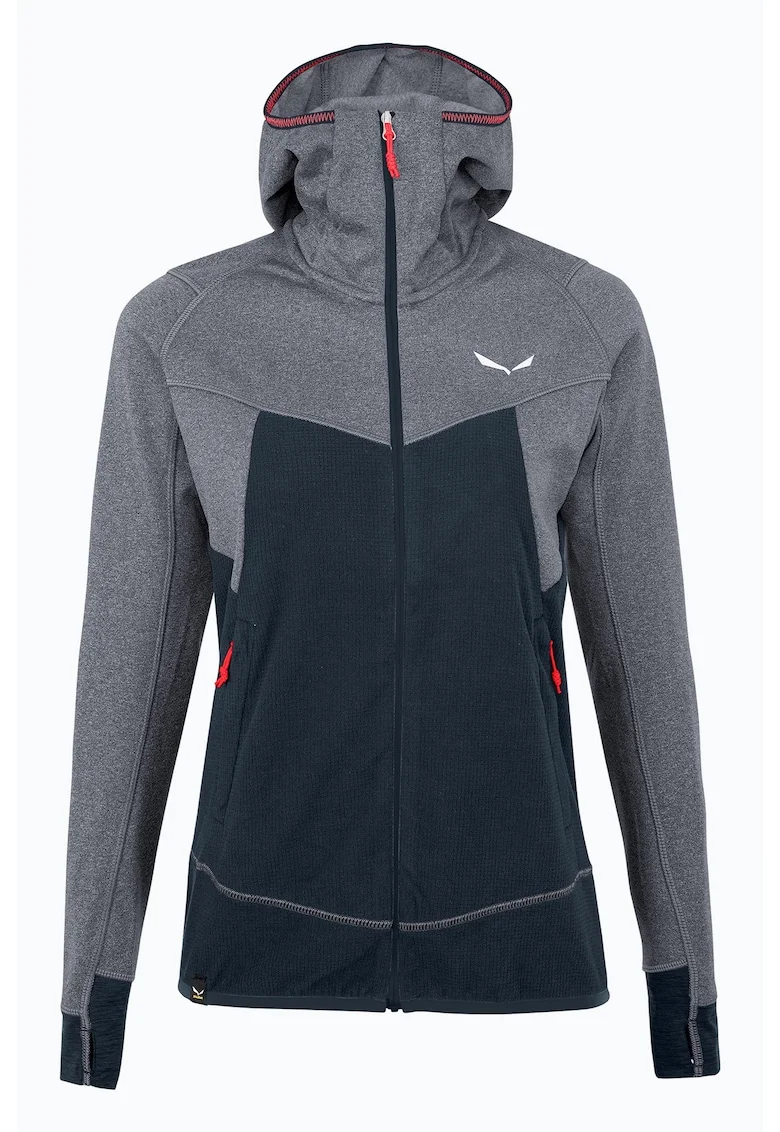Hanorac dama,  Fleece, Gri/Albastru, 34EU