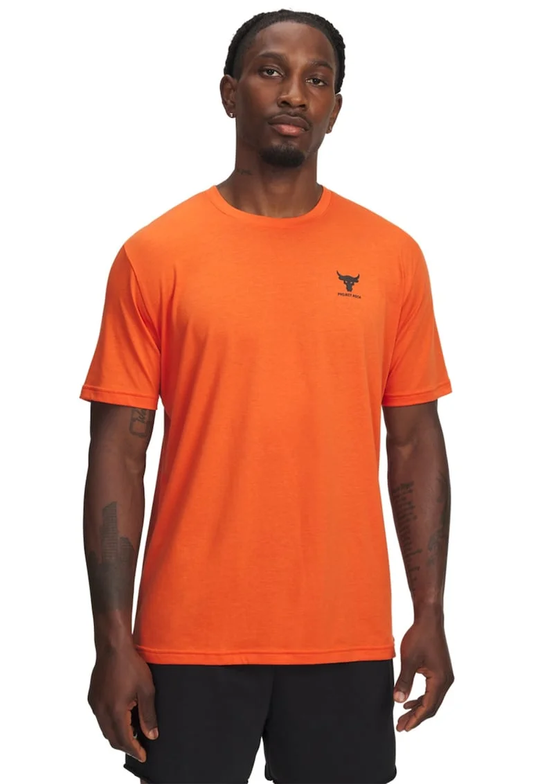 Tricou pentru fitness Project Rock, Portocaliu
