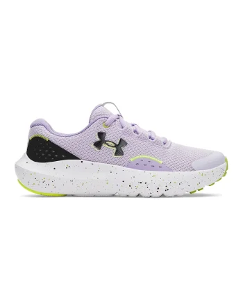 Pantofi Surge 4 pentru alergare, Negru/Lila/Verde lime