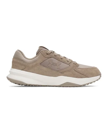 Pantofi din piele intoarsa si material textil pentru antrenament Edge, Maro nisip/Alb murdar