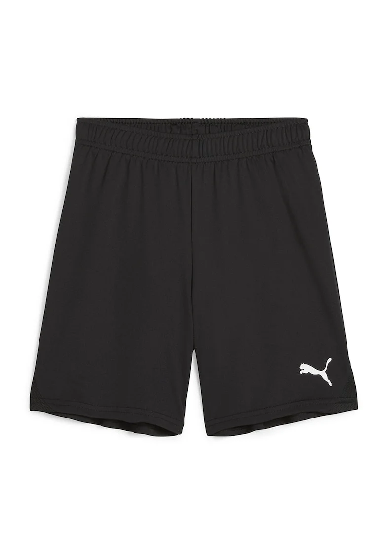 Pantaloni scurti cu talie elastica pentru fotbal teamGOAL, Negru