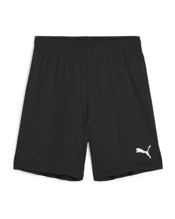 Pantaloni scurti cu talie elastica pentru fotbal teamGOAL, Negru