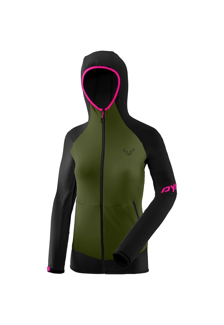 Hanorac fleece dama  Transalper Light Polartec Kaki/Negru, Kaki
