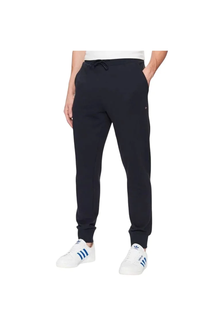 Pantaloni de trening regular fit cu snururi, Albastru inchis