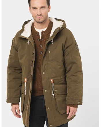 Geaca parka Daniel, Verde masliniu