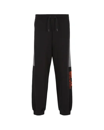 Pantaloni de trening cu snur, Negru