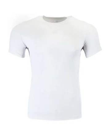 Tricou barbatesc  Techfit Aeroready, alb, material maneca scurta, Alb