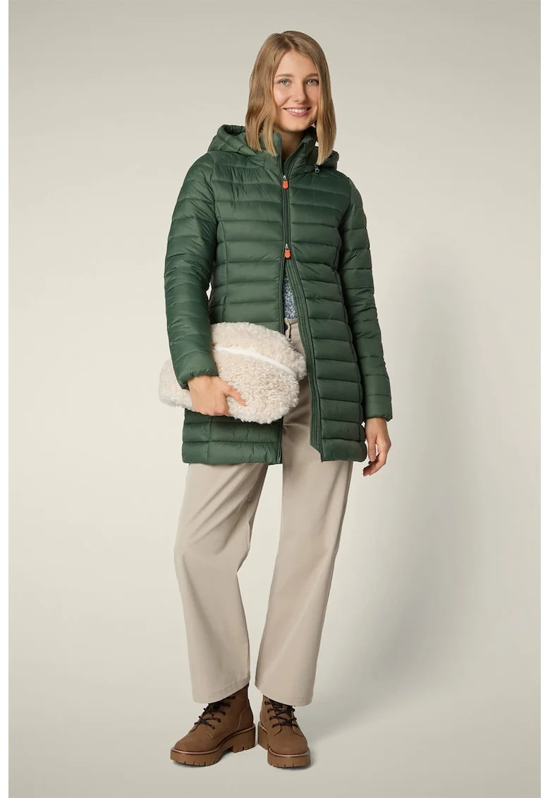 Geaca slim fit Carol, Verde