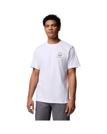 Tricou barbati,  Kettle River Outdoor Tee 2120411, Alb