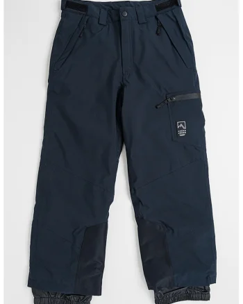 Pantaloni cu logo si buzunare cu fermoar pentru ski JjAlpes, Albastru ultramarin