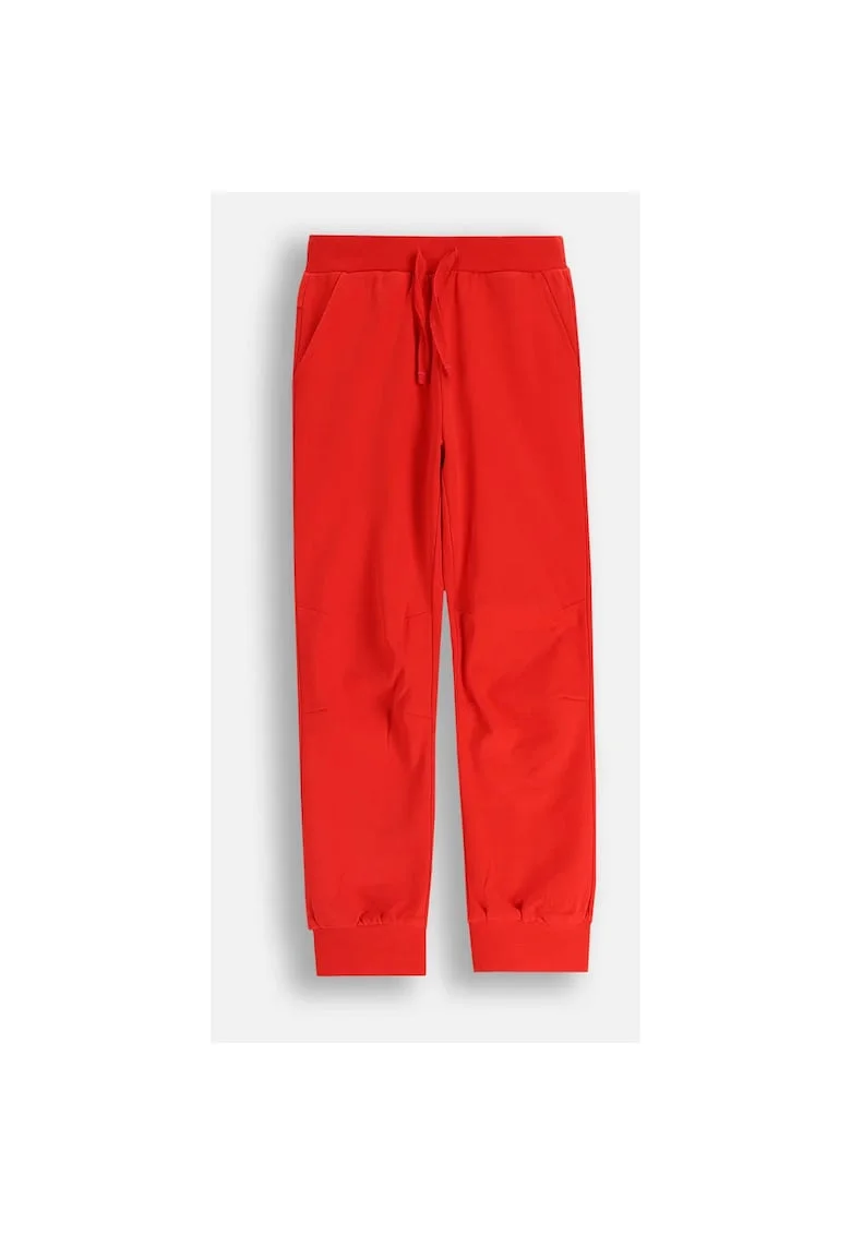 Pantaloni de trening cu talie ajustabila si buzunare oblice