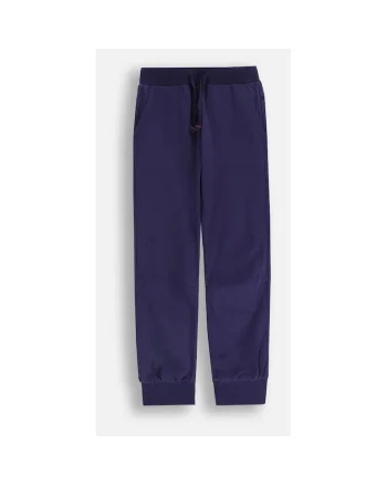 Pantaloni de trening cu model uni si talie ajustabila