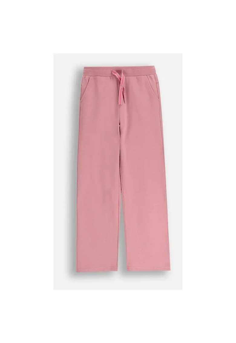 Pantaloni de trening cu croiala ampla si talie ajustabila