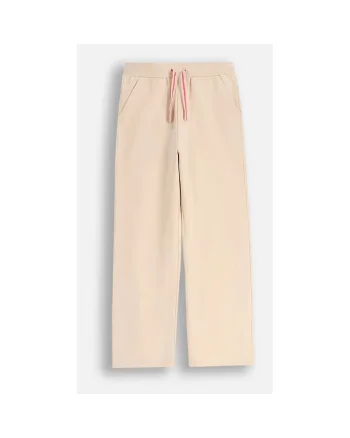 Pantaloni de trening cu croiala ampla si model uni