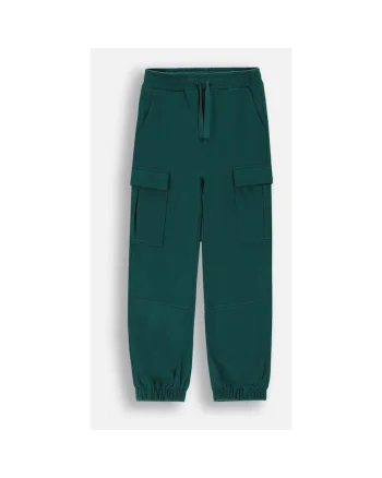 Pantaloni de trening cu talie medie si buzunare