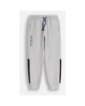 Pantaloni de trening uni cu talie ajustabila
