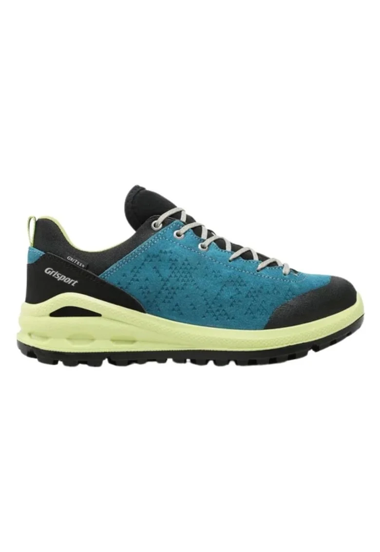 Pantofi sport pentru drumetie cu insertii de piele intoarsa,