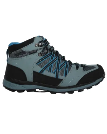 Ghete sport femei  Samaris II Mid, impermeabile, sintetic/textil, negru/albastru