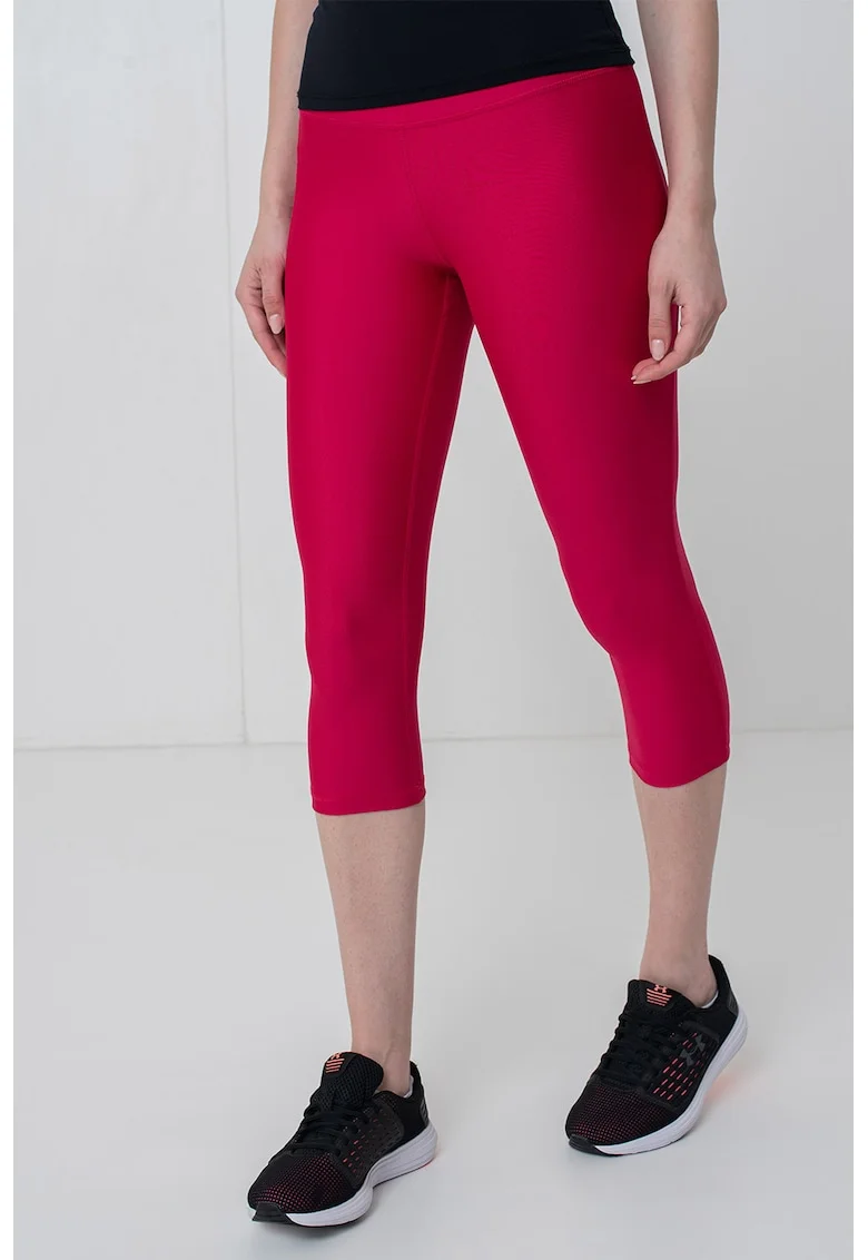 Colanti capri pentru fitness HeatGear®, Roz zmeuriu
