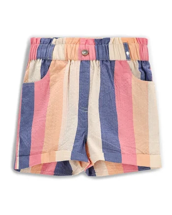 Pantaloni scurti fete  WC5119401FGJ, Bumbac, Multicolor, Multicolor
