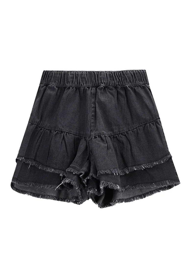 Pantaloni scurti din denim fete  WC5119401TGJ, Bumbac, Negru, Negru