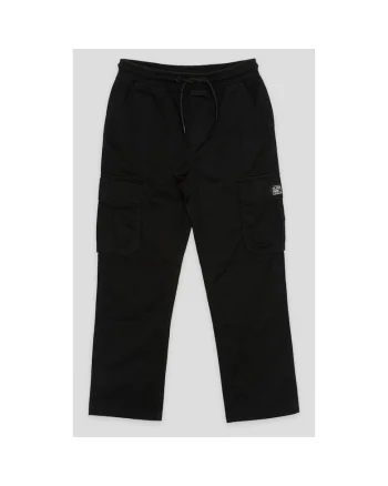 Pantaloni cargo cu elastic si snur in talie