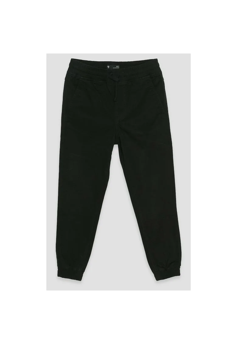 Blugi jogger cu snur in talie,