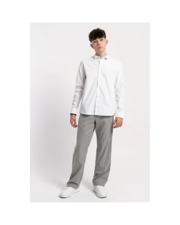 Pantaloni drepti cu dungi,