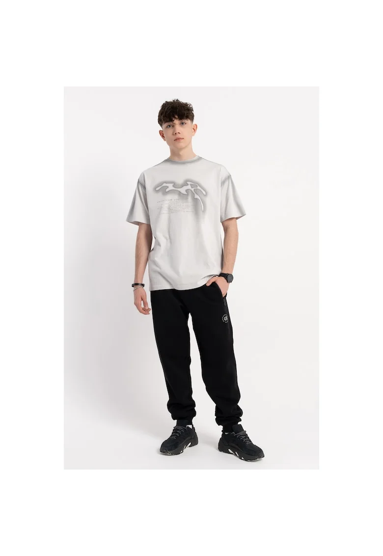 Pantaloni de trening cu buzunare laterale si snur de ajustare,