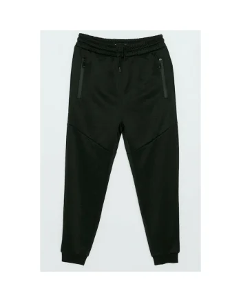 Pantaloni de trening cu buzunare cu fermoar