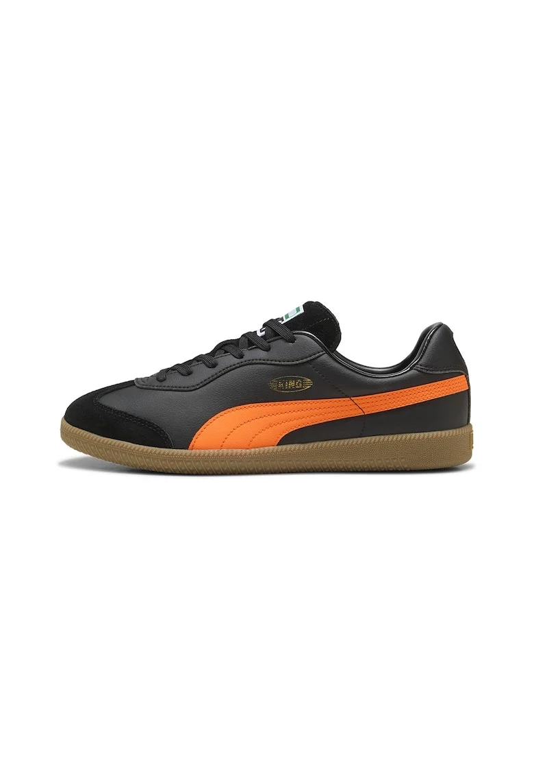 Pantofi sport pentru fotbal King 21, Negru/Portocaliu mandarina