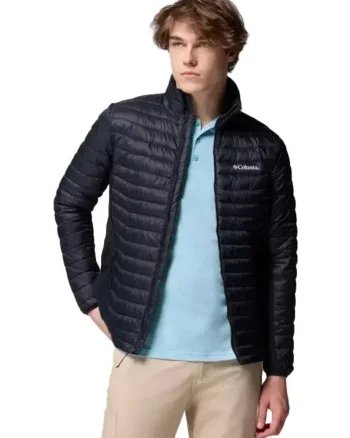 Geaca  Powder Pass Hybrid Jacket, Negru