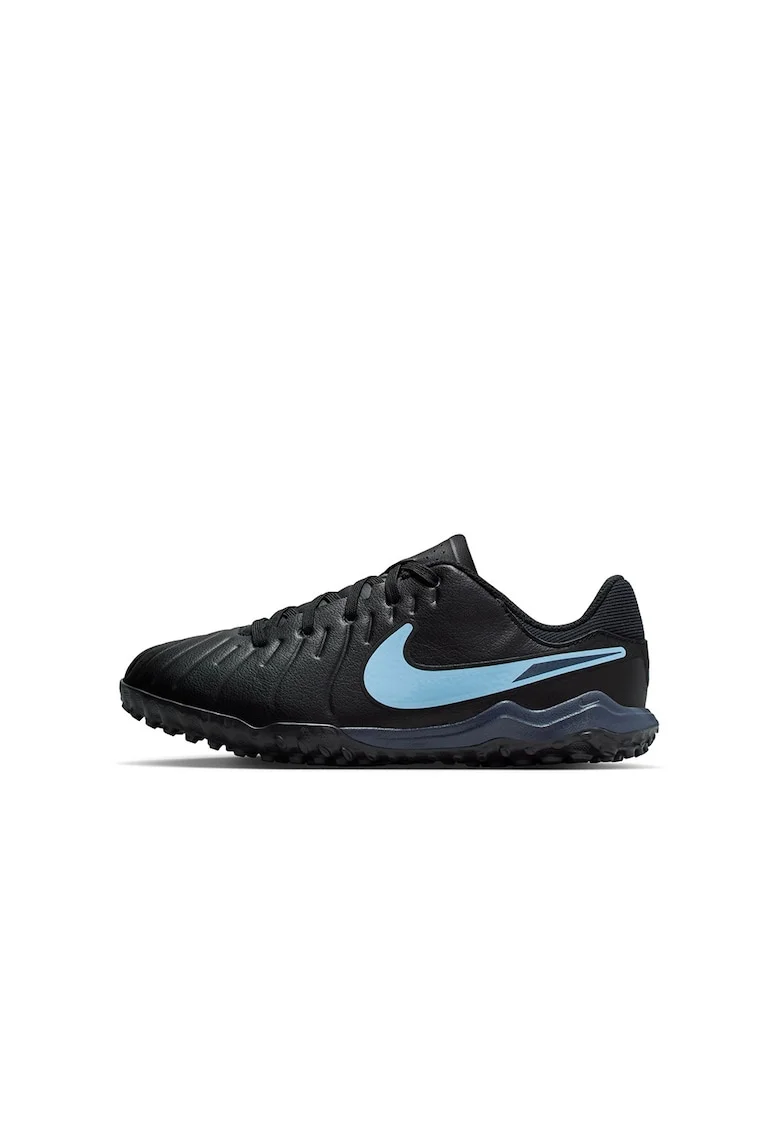 Pantofi Legend 10 Academy din piele ecologica pentru fotbal, Albastru pastel/Negru