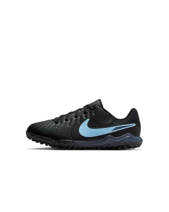 Pantofi Legend 10 Academy din piele ecologica pentru fotbal, Albastru pastel/Negru