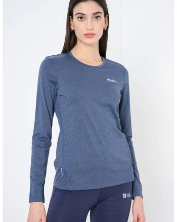 Bluza regular fit cu imprimeu logo discret Sky Thermal, Albastru inchis