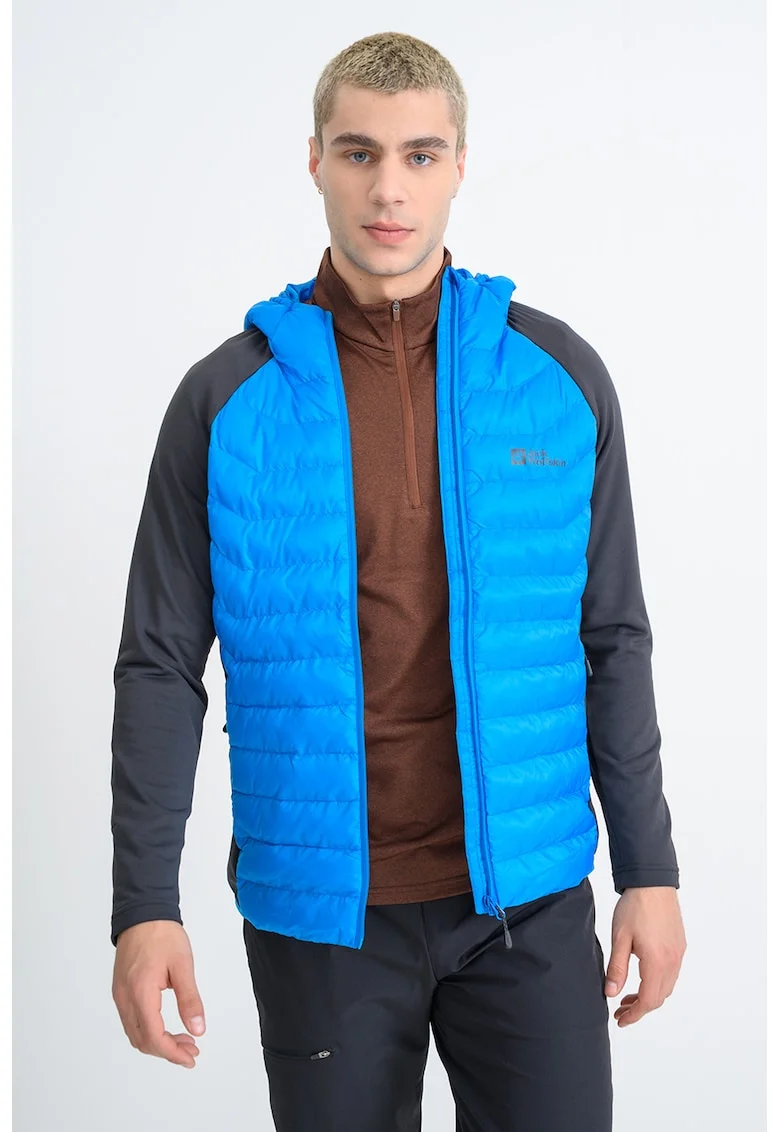 Jacheta pentru drumetii Routeburn Pro Hybrid, Albastru royal