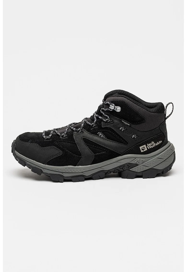 , Ghete pentru trekking Vojo Tour Lt Texapore, Negru/Gri inchis melange