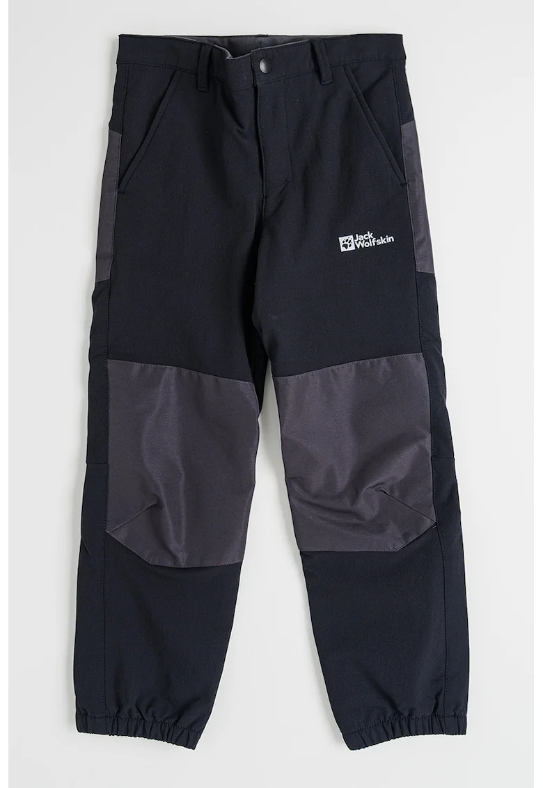 Pantaloni de iarna cu buzunare oblice Rascal, Negru