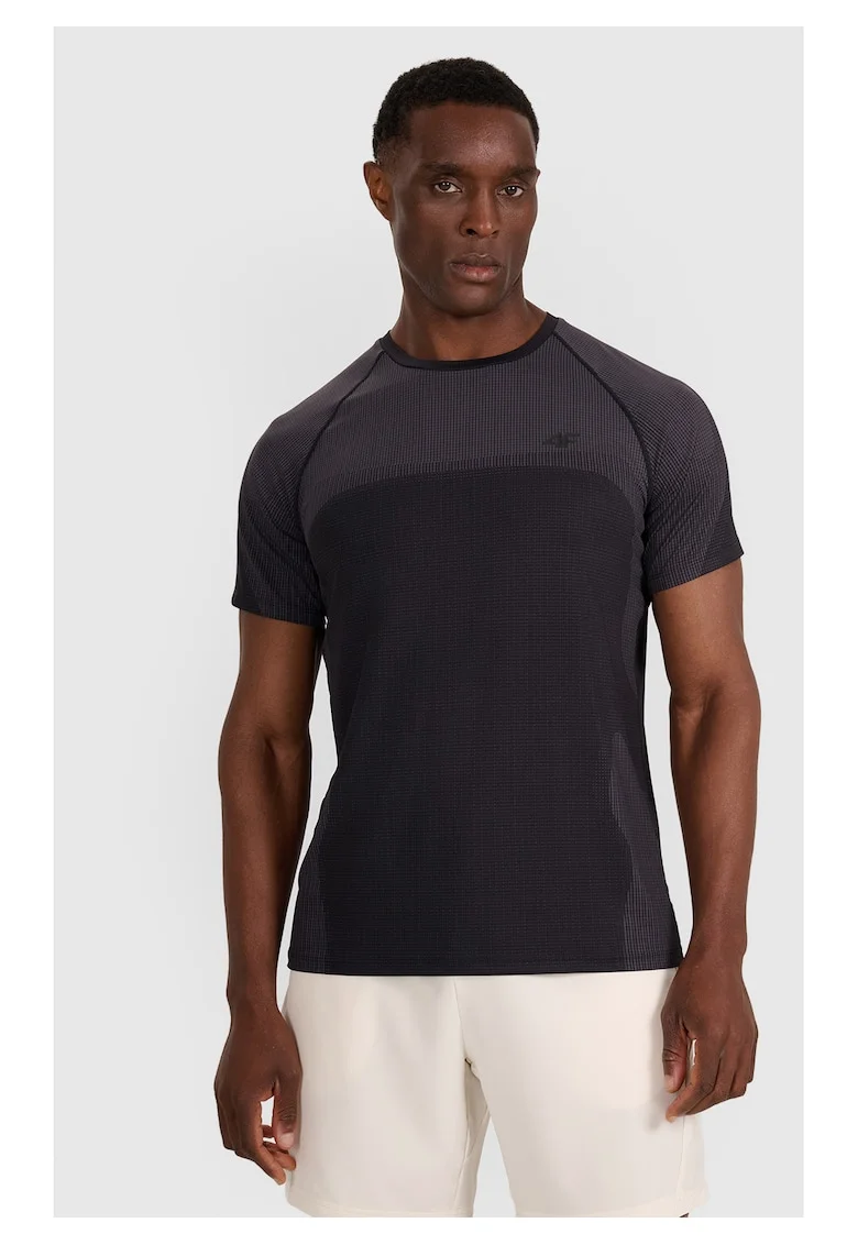 Tricou Antrenament Barbati  Negru, Negru