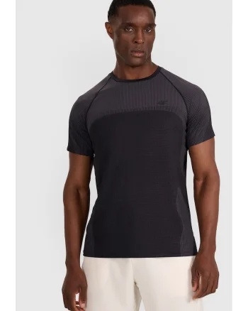 Tricou Antrenament Barbati  Negru, Negru